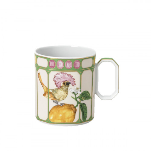 Swarovski x Rosenthal IDYLLIA Flycatcher Green Mugg med handtag 0,39 L