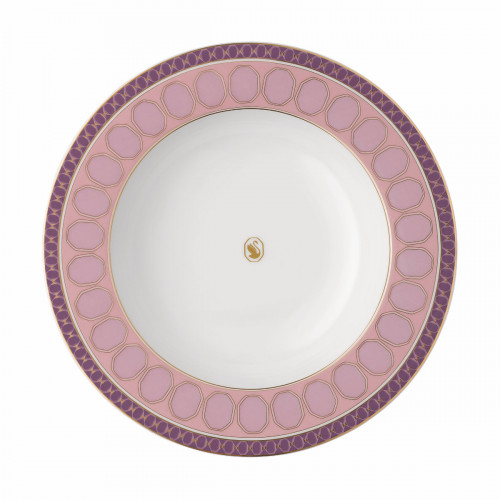 Swarovski x Rosenthal SIGNUM Rose Sopptallrik 24 cm