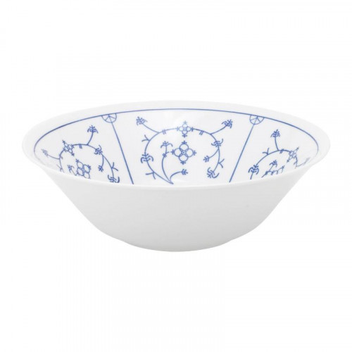 Kahla Blau Saks - Indisch Blau - Strohblumenmuster Skål d: 21 cm / h: 6,8 cm