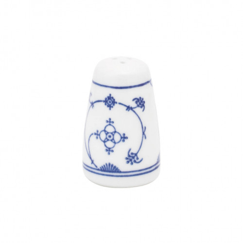 Kahla Blau Saks - Indisch Blau - Strohblumenmuster Saltskål h: 6 cm