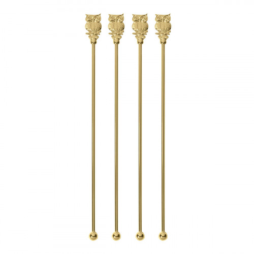 Sambonet Paderno Bar Utensils Cocktailrör Uggla Set 4-delar 18,5 cm