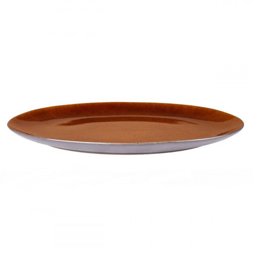 Bitz Gastro black / amber Oval tallrik 45x34 cm