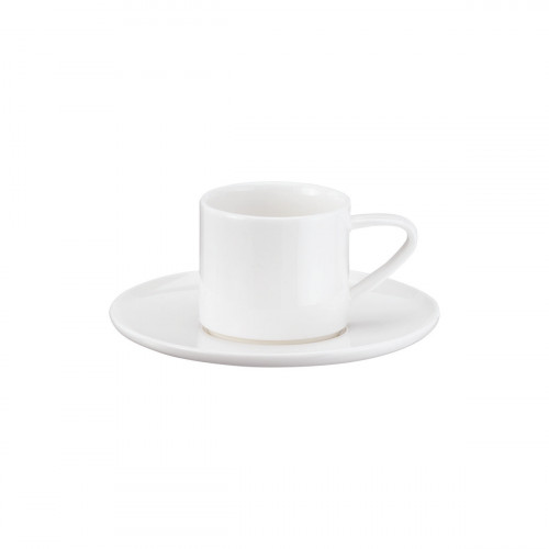 ASA SELECTION A Table Weiß Espressokopp med fat - stapelbar 0,06 L