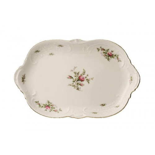 Rosenthal Sanssouci Elfenbein Moosrose neu Tallrik 33 cm