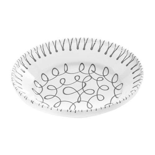 Gmundner Keramik Graugeflammt Risskål utan handtag d: 28 cm / h: 6,6 cm