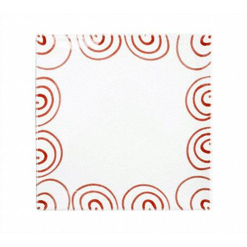 Gmundner Keramik Rotgeflammt Fyrkantig plats 31x31x2,8 cm