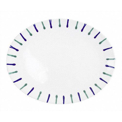 Gmundner Keramik Traunsee Oval tallrik 33 cm