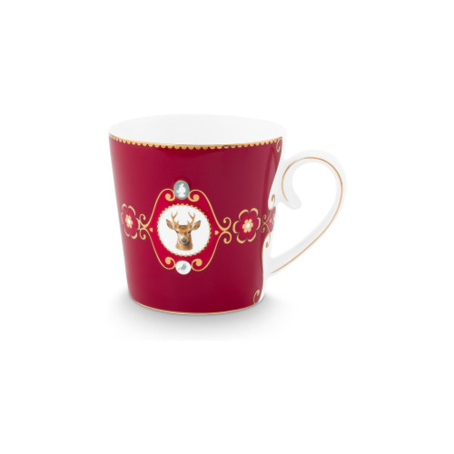 Pip Studio Love Birds Dark Red tekopp 0,25 l