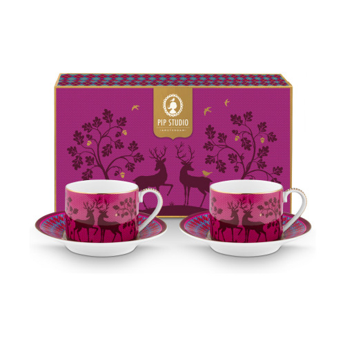 Pip Studio Pip's Deerest Darling Kaffeetassen-Set 4-tlg. im GK 0,22 L