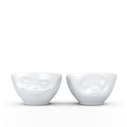 Fiftyeight Products TV Tassen TV Tassen Dip-Set 2-delat - leende & kyssande 0,10 L