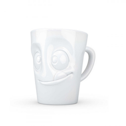 Fiftyeight Products TV Tassen TV Henkeltasse vit läcker 0,35 L