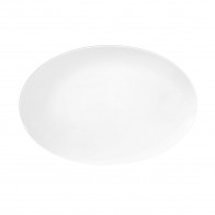 Seltmann Weiden Liberty Weiß Serveringsfat ovalt 31,5x21 cm