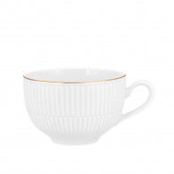 Seltmann Weiden Amina Weiß Goldrand Café au lait kopp 0,35 L