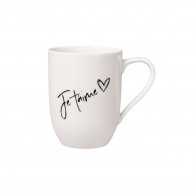Villeroy & Boch Statement Mugg med handtag Je t'aime 0,28 L