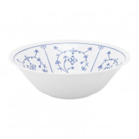 Kahla Blau Saks - Indisch Blau - Strohblumenmuster Skål d: 21 cm / h: 6,8 cm