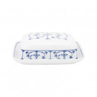 Kahla Blau Saks - Indisch Blau - Strohblumenmuster Smörburk 250 g