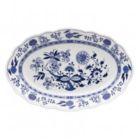 Hutschenreuther Blau Zwiebelmuster Platta oval 35 cm