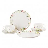 Rosenthal Brillance Fleurs Sauvages Kaffeset för 2 personer 6 delar.