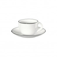 ASA SELECTION A Table Ligne Noire Espressokopp med fat 0,07 L