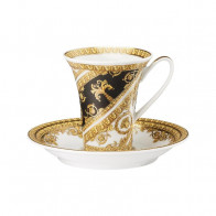 Rosenthal meets Versace I love Baroque Espresso-/Mokkakopp 0,09 L med fat 2-delat.
