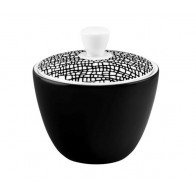 Seltmann Weiden Life Fashion - Glamorous Black Sockerskål 0,26 L