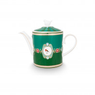 Pip Studio Love Birds Emerald-Green Teekanne 1,3 L