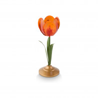 Pip Studio Lily & Lotus Kerzenständer Metall Tulpe Orange 21 cm