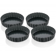 Küchenprofi Bake Set med 4 tarteletteformar d: 11,5 cm / h: 3 cm