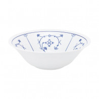 Kahla Blau Saks - Indisch Blau - Strohblumenmuster Skål d: 19 cm / h: 6,2 cm