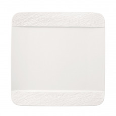Villeroy & Boch Manufacture Rock blanc fyrkantig tallrik 28x28x2 cm