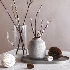 like. by Villeroy & Boch Lave Home Vase Nek beige liten h: 15,5 cm