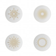 Rosenthal studio-line TAC Festive Celebration Set med 4 platta tallrikar 4 delar.