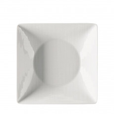 Rosenthal Mesh Weiß Djup fyrkantig tallrik 20 cm