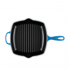 Le Creuset Grillpfannen und Grillplatten Fyrkantig grillpanna Azure Blue 26 cm