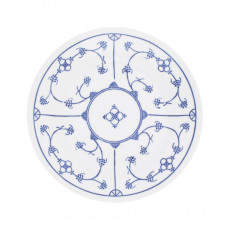 Kahla Blau Saks - Indisch Blau - Strohblumenmuster Frukosttallrik 19 cm