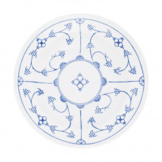 Kahla Blau Saks - Indisch Blau - Strohblumenmuster Tallrik 26 cm