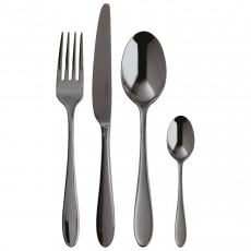 Sambonet Velvet Edelstahl PVD / 2Black Bestickset 24 delar