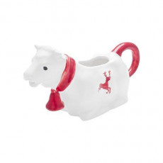 Gmundner Keramik Rubinroter Hirsch Mjölkkanna Mjölkkor 0,16 L / h: 9,2 cm
