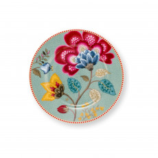 Pip Studio Blooming Tales Blue Brotteller 17 cm