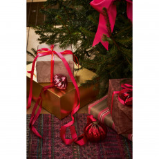 Pip Studio Love Birds Dark Red Weihnachtskugel Glas Rot 10 cm