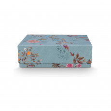 Pip Studio Blooming Tales Blue Schachtel Rechteckig Set 2-tlg.