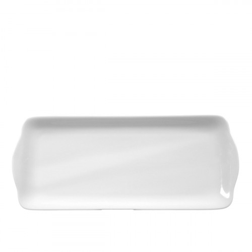 Seltmann Weiden Rondo / Liane Weiß Dikdörtgen pasta tabağı 35x15 cm