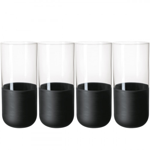 Villeroy & Boch Manufacture Rock Longdrink bardak seti 4 parça 300 ml