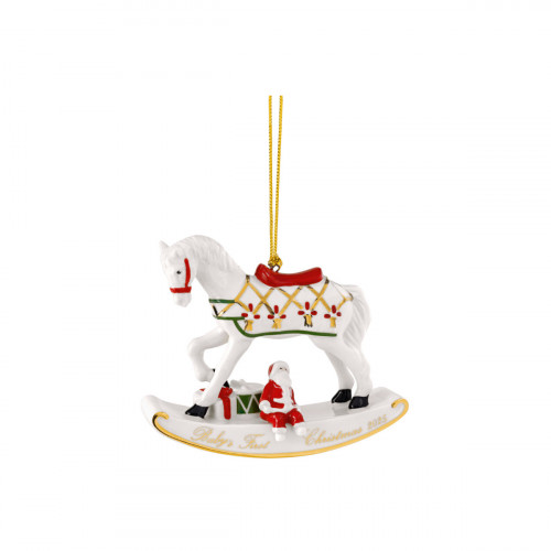Villeroy & Boch Christmas Classics Süs eşyası salıncak at 9 cm