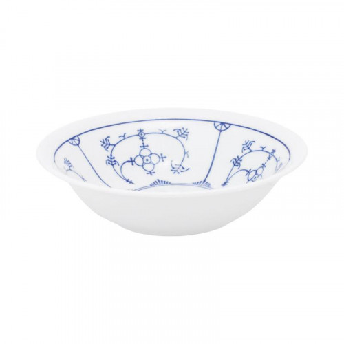 Kahla Blau Saks - Indisch Blau - Strohblumenmuster tatlı kasesi d: 13 cm / h: 3,5 cm