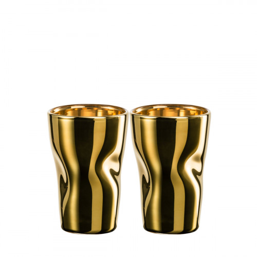 Eisch Unik Espresso bardak altın Set 2 parça 100 ml / h: 8,5 cm