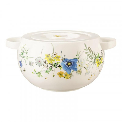 Rosenthal Brillance Fleurs des Alpes Kapaklı kase 3,00 L