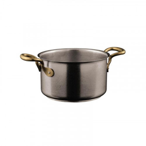 Sambonet 1965 Vintage - Edelstahl matt 18/10 Kapaksız et tenceresi / Kapaksız tencere d: 16 cm / h: 9,5 cm / 1,9 L