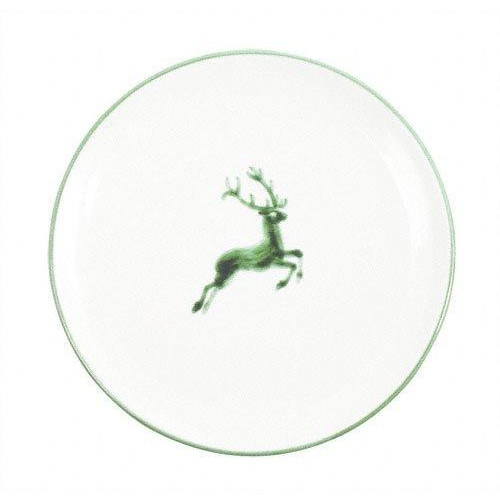 Gmundner Keramik Grüner Hirsch Tatlı tabağı / Kahvaltı tabağı Cup d: 20 cm / h: 2,6 cm