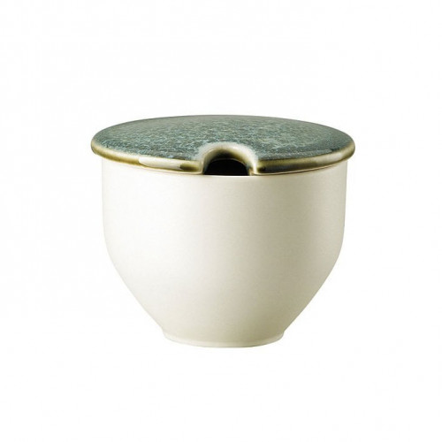 Rosenthal Junto Aquamarine - Steinzeug Yarım litrelik kesikli şekerlik